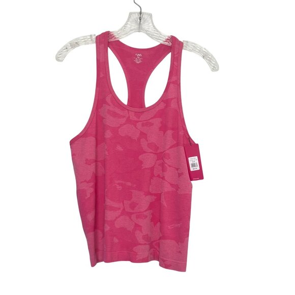 Ryka Activewear Tank Top Womens Medium Pink Seamless Racerback Fandango - Picture 1 of 8